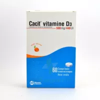 Cacit Vitamine D3 500 Mg/440 Ui, Comprimé à Sucer Ou à Croquer à Saint-Brevin-les-Pins