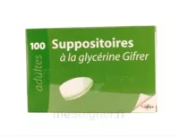 Suppositoire A La Glycerine Gifrer Suppos Adulte Sach/100 à Saint-Brevin-les-Pins
