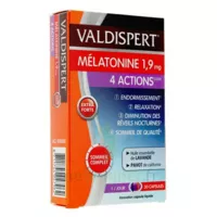 Valdispert Melatonine 1,9 Mg 4 Actions Comprimés B/30 à Saint-Brevin-les-Pins