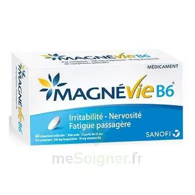 Magnevie B6 100 Mg/10 Mg Comprimés Pelliculés Plaq/60 à Saint-Brevin-les-Pins