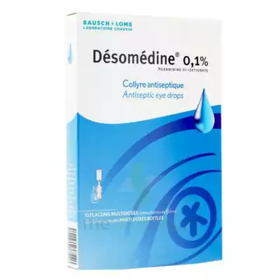 Desomedine 0,1 % Collyre Sol 10fl/0,6ml à Saint-Brevin-les-Pins