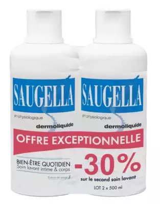 Saugella Emulsion Dermoliquide Lavante 2fl/500ml à Saint-Brevin-les-Pins
